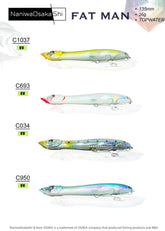 NANIWAOSAKASHI FAT MAN 135MM 26GR TOPWATER MAKET YEM